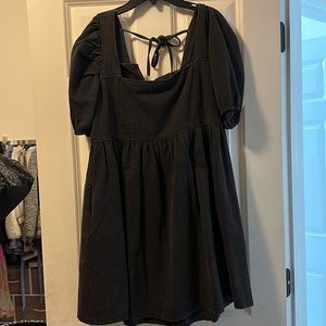 Babydoll black dress